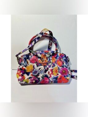 Hobo International mini Sheila printed leather top zip crossbody poppy floral